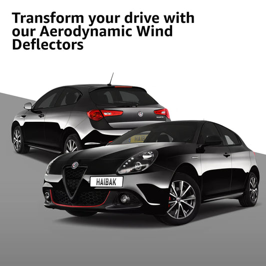Alfa Romeo Giulietta 2010 - 2020 5 Door Hatchback 4PC HAIBAK® Tinted Wind Deflectors