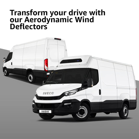 Iveco Turbo Daily Van MK4/5 2014 2 Door 2PC HAIBAK® Tinted Wind Deflectors
