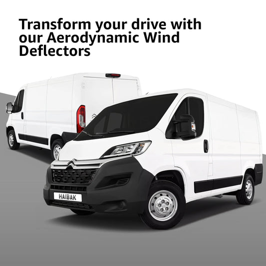 Citroen Jumper Van 2006 Onwards 2 Door 2PC HAIBAK® Tinted Wind Deflectors