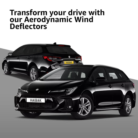 Suzuki Swace 2020 Onwards 5 Door Estate 4PC HAIBAK® Tinted Wind Deflectors
