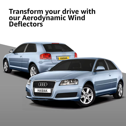 Audi A3 8P 2003–2013 3 Door Hatchback 2PC HAIBAK® Tinted Wind Deflectors