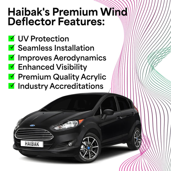 Deflettori Fiesta 7 Deflettori Aria Heko Per Ford Fiesta 7 3-Porte - Foto 2