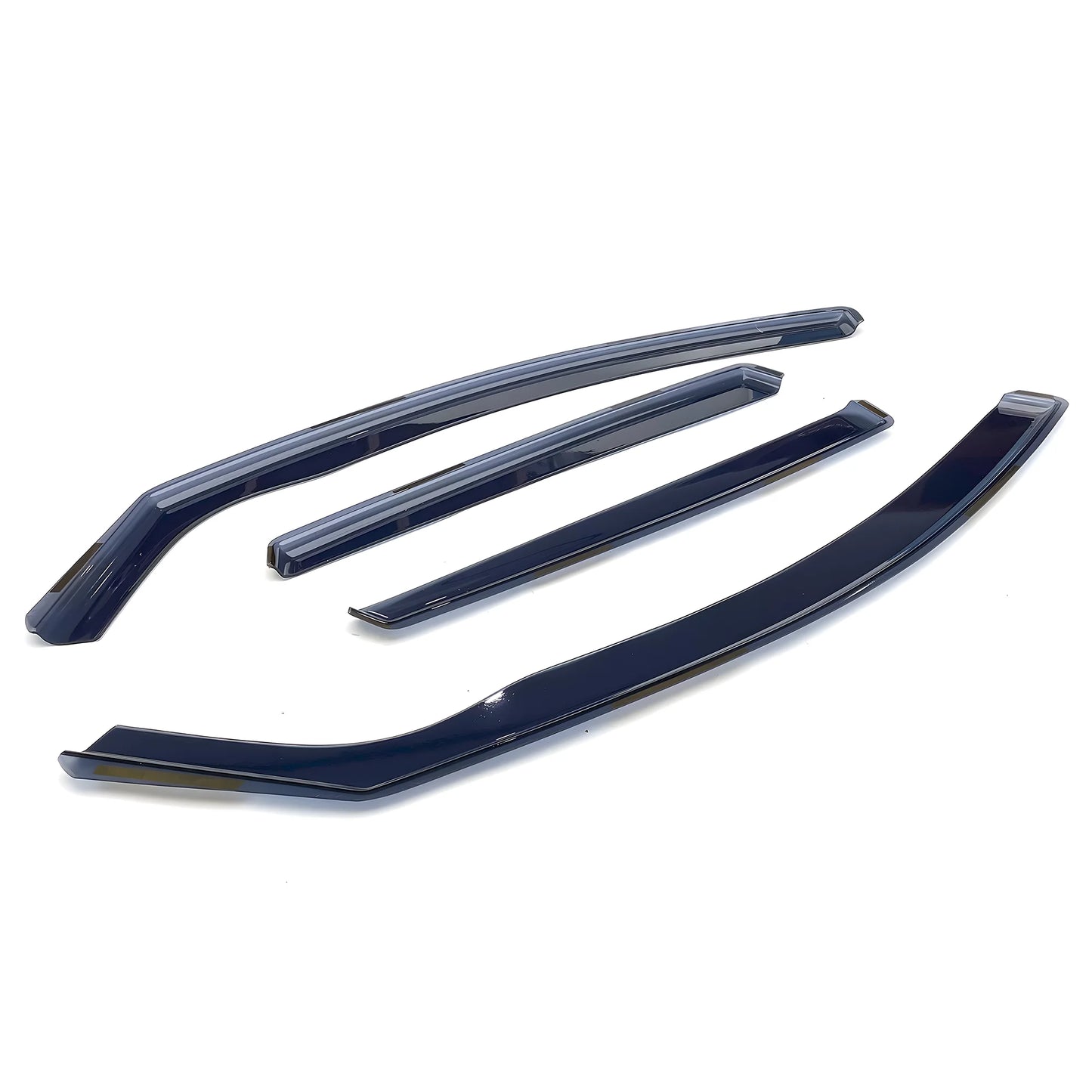 Haibak Wind Deflectors Set Compatible With Audi A4 B8 Avant 2009-2015 5 Door Estate 4PC Tinted in Channel Fitment