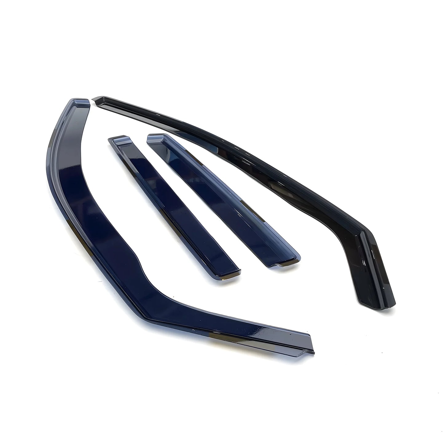 Haibak Wind Deflectors Set Compatible With VW Tiguan MK1 2008-2015 5 Door Compact SUV 4PC Tinted in Channel Fitment