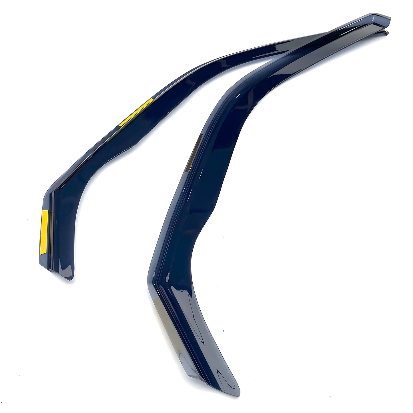 Haibak Wind Deflectors Set Compatible With VW Transporter T5-T6/T6.1 Van II/III 2003-2021 2 Door 2PC Tinted in Channel Fitment