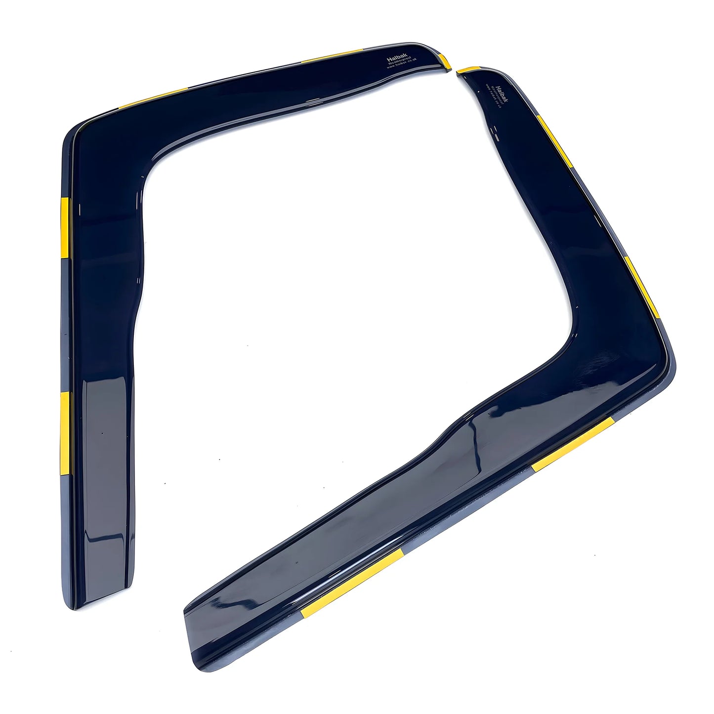 Haibak Wind Deflectors Set Compatible With VW Crafter MK1 Van 2006-2017 2 Door 2PC Tinted in Channel Fitment