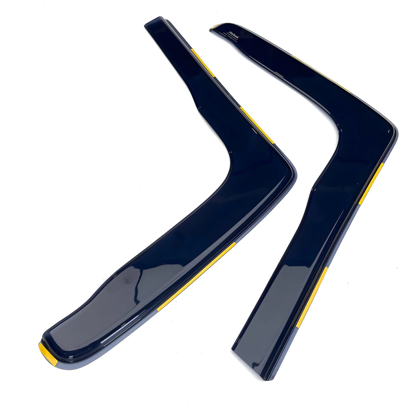 Haibak Wind Deflectors Set Compatible With Mercedes Benz Sprinter Van MK2 W906 2006-2018 2 Doors 2PC Tinted in Channel Fitment