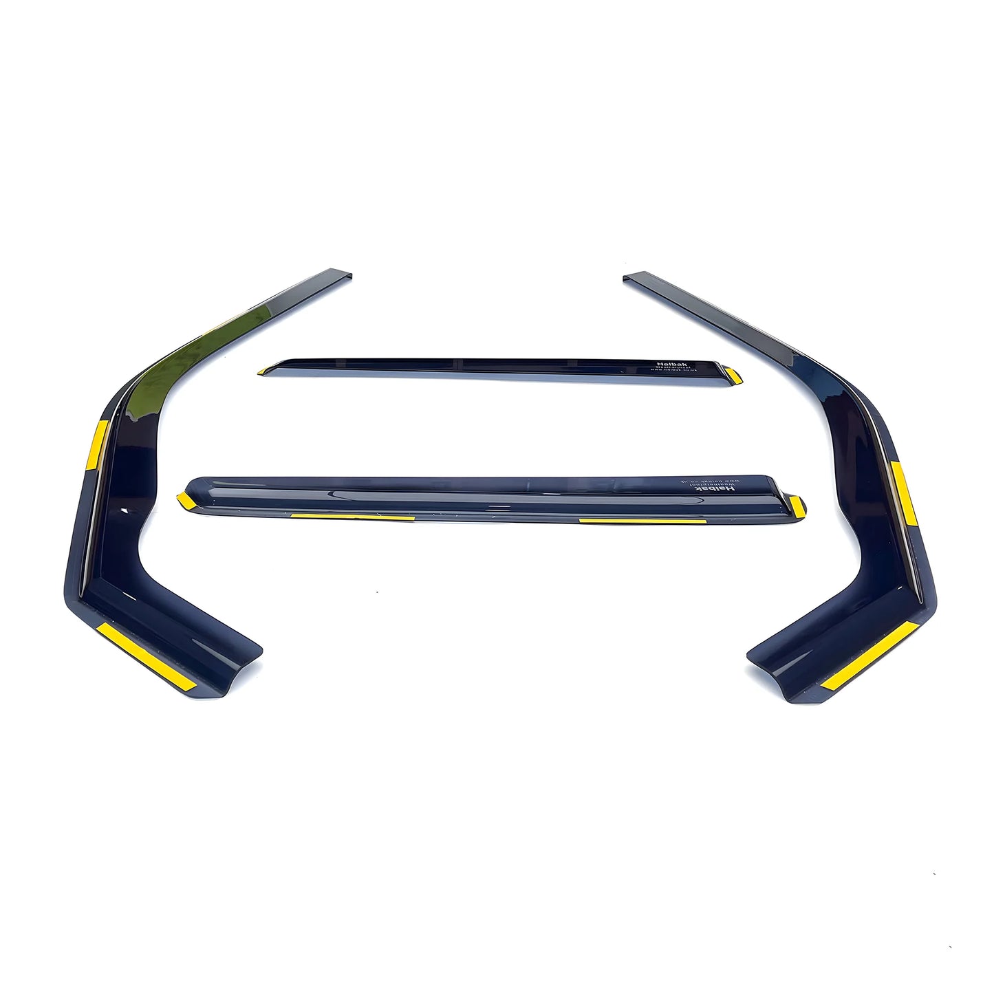 Haibak Wind Deflectors Set Compatible With Nissan Juke 2012 Onwards 5 Door Sub-Compact SUV 4PC Tinted in Channel Fitment