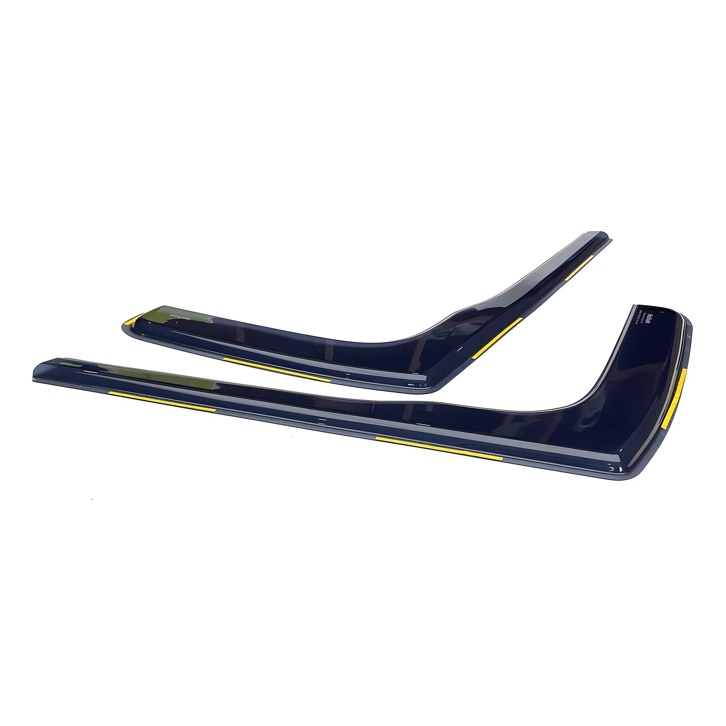 Haibak Wind Deflectors Set Compatible With Ford Transit MK8 Van 2014 Onwards 2 Door 2PC Tinted in Channel Fitment