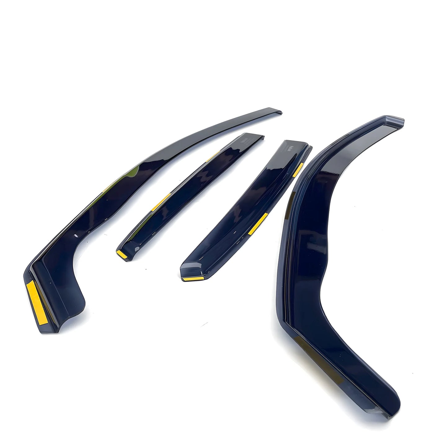 Haibak Wind Deflectors Set Compatible With Audi A1 S1 MK1 2012-2018 5 Door Hatchback 4PC Tinted in Channel Fitment