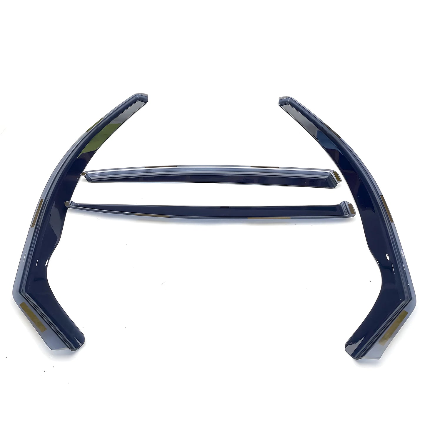 Haibak Wind Deflectors Set Compatible With BMW 5 Series 2003-2010 5 Door Saloon 4PC Tinted in Channel Fitment