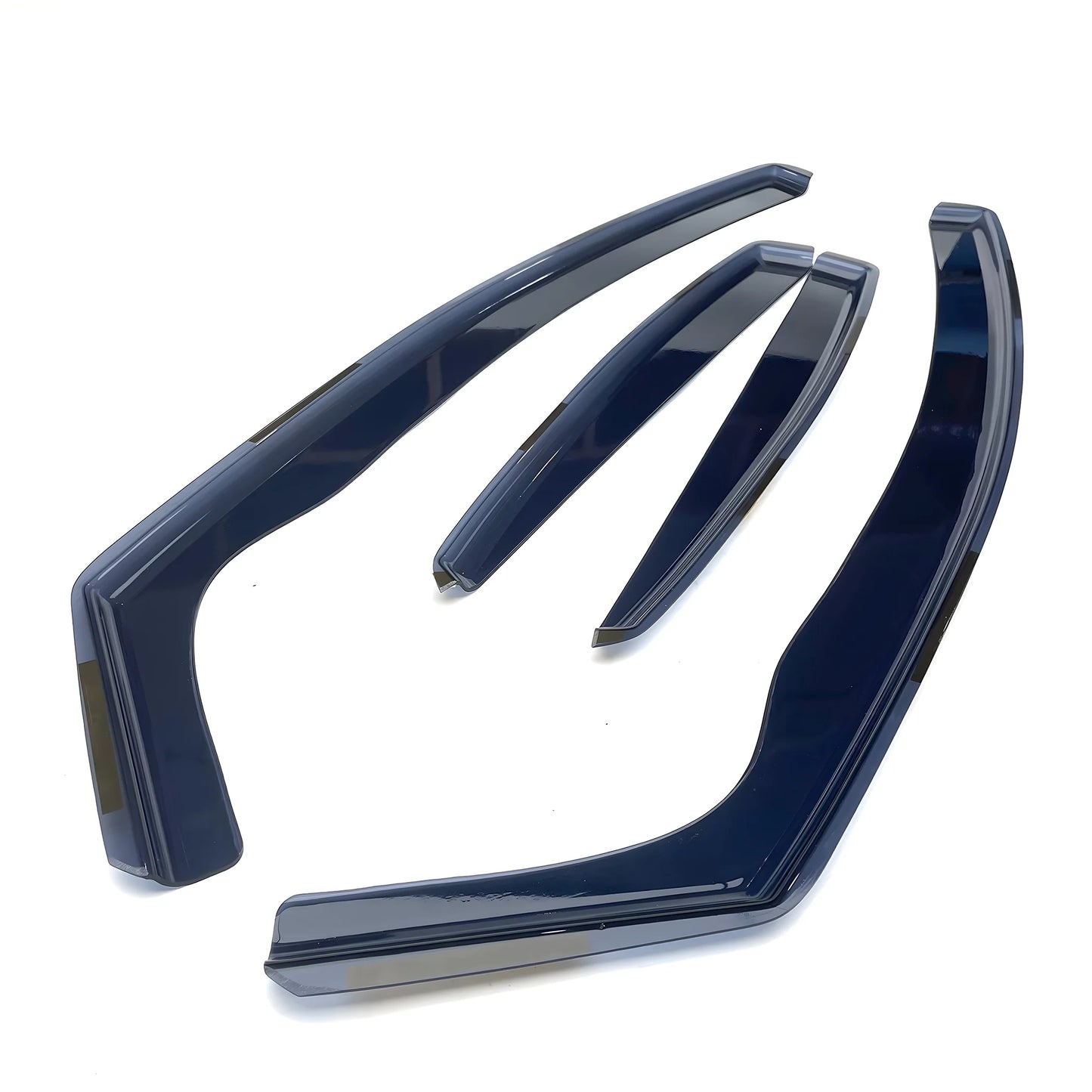 Haibak Wind Deflectors Set Compatible With Ford Mondeo 2007-2014 4 Door 4PC Tinted in Channel Fitment