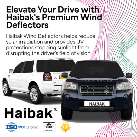 Land Rover Freelander MK2 2006-2015 5 Door Compact SUV 4PC HAIBAK® Tinted Wind Deflectors