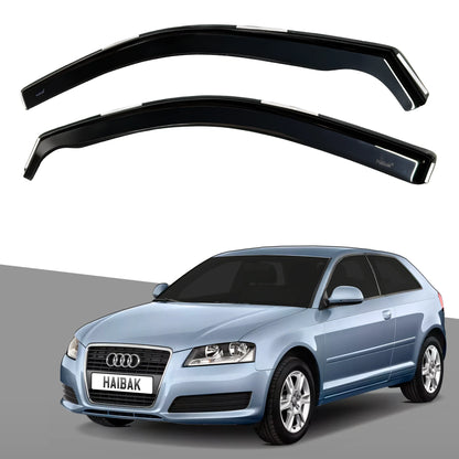 Audi A3 8P 2003–2013 3 Door Hatchback 2PC HAIBAK® Tinted Wind Deflectors