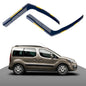 Haibak Wind Deflectors Set Compatible With Citroen Berlingo MK2 2008-2018 2 Doors 2PC Tinted in Channel Fitment