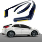 Haibak Wind Deflectors Set Compatible With Honda Civic MK9 2012-2017 5 Door Hatchback 4PC Tinted in Channel Fitment