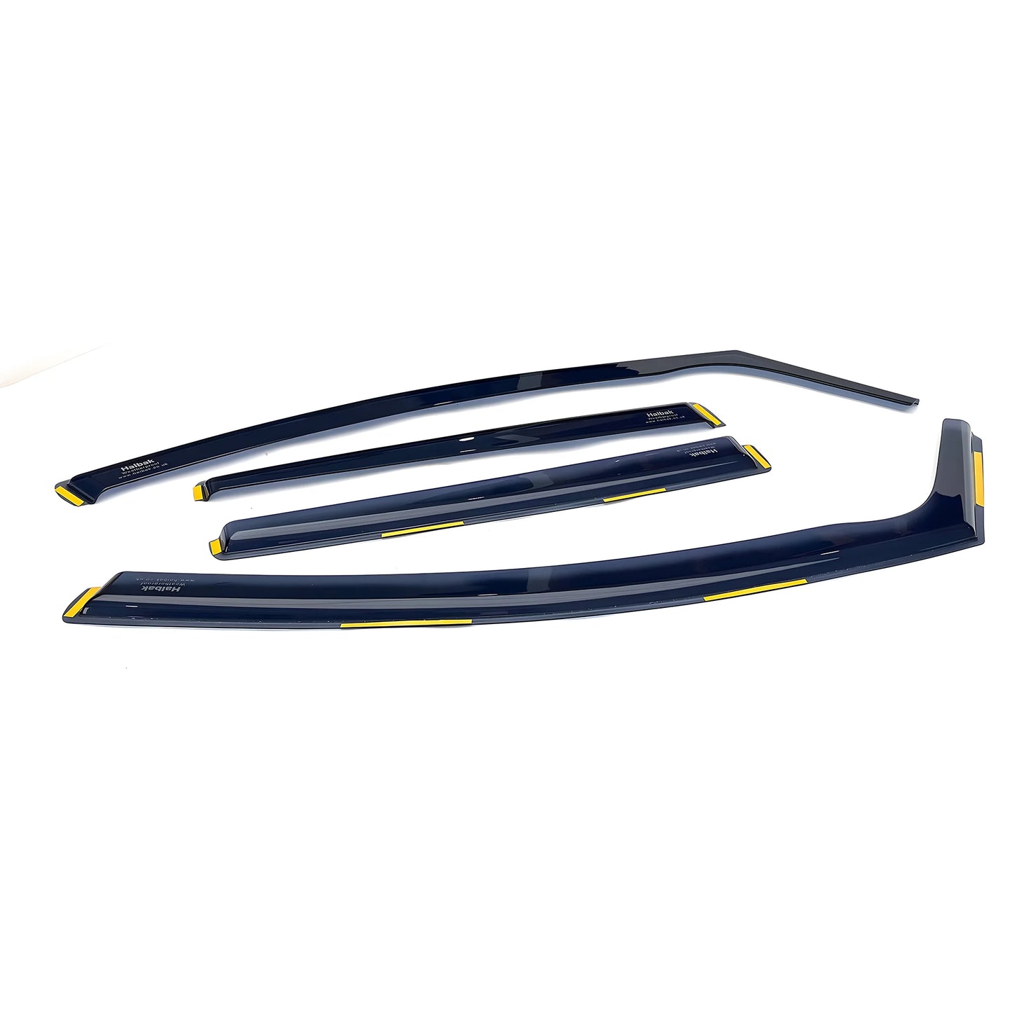 Haibak Wind Deflectors Set Compatible With Vauxhall Astra MK7 2015 Onwards 5 Door Hatchback 4PC Tinted in Channel Fitment