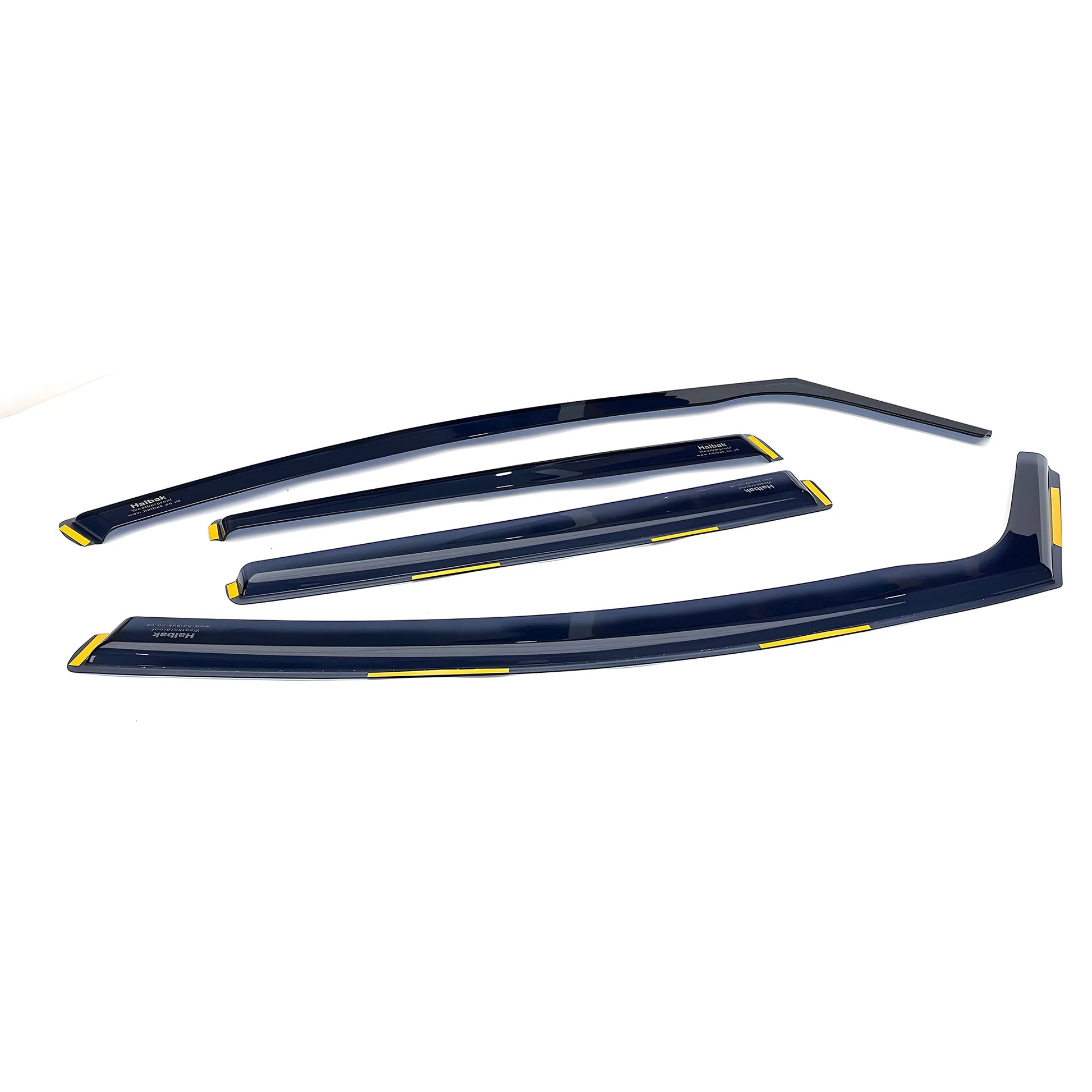 Haibak Wind Deflectors Set Compatible With Vauxhall Astra MK7 2015 Onwards 5 Door Hatchback 4PC Tinted in Channel Fitment