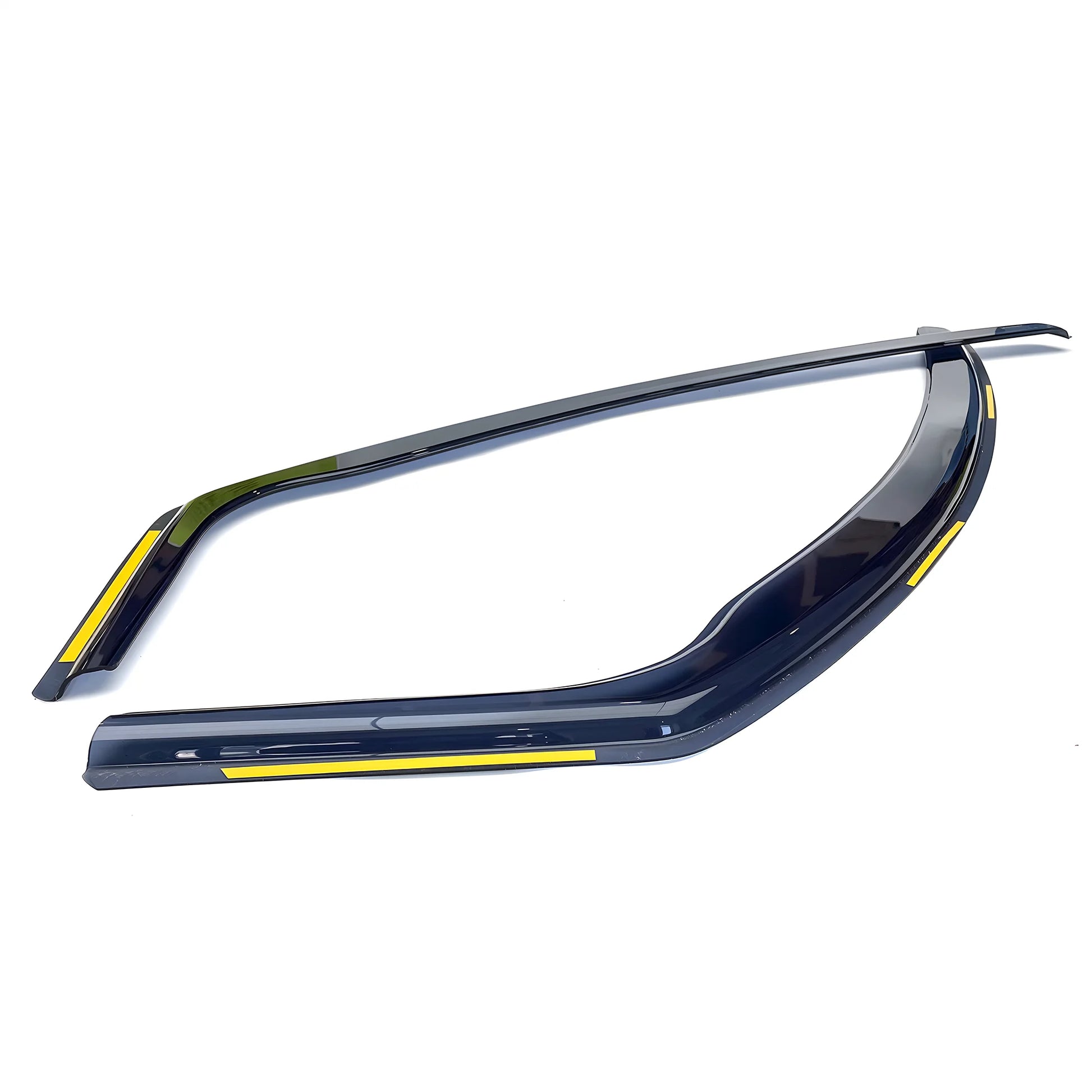 Haibak Wind Deflectors Set Compatible With Vauxhall Corsa 2006-2019 3 Door 2PC Tinted in Channel Fitment