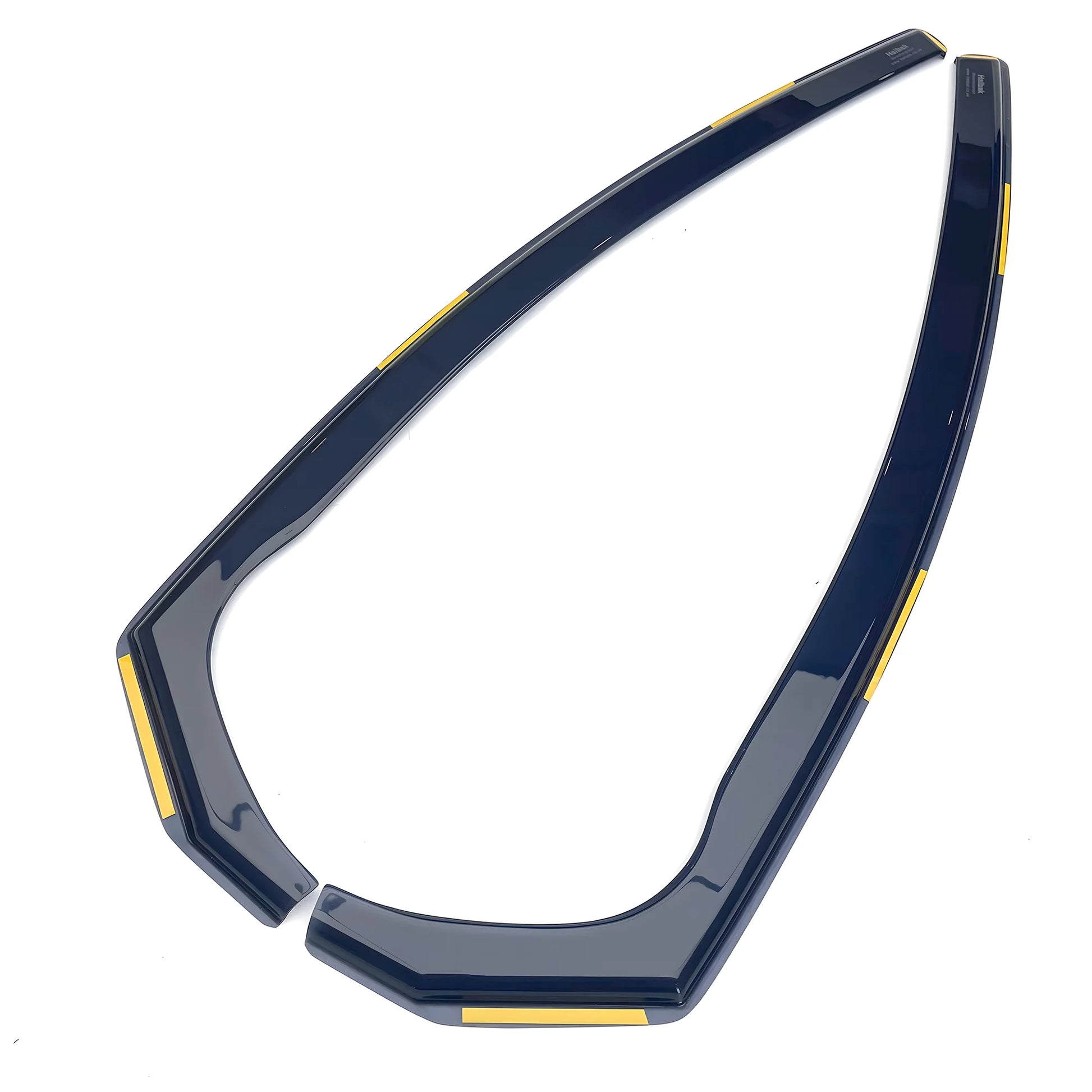 Haibak Wind Deflectors Set Compatible With Vauxhall Astra J MK6 GTC SRI 2010-2015 3 Door 2PC Tinted in Channel Fitment