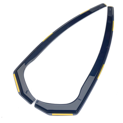Haibak Wind Deflectors Set Compatible With Vauxhall Astra J MK6 GTC SRI 2010-2015 3 Door 2PC Tinted in Channel Fitment