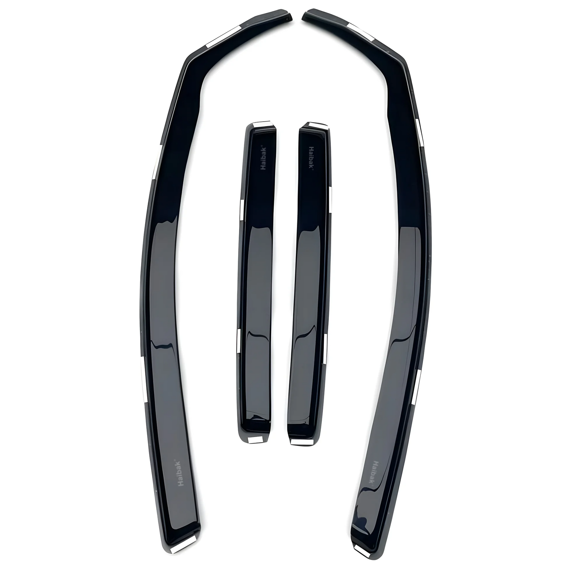 Mercedes Benz E Class W213 2017 Onwards 4 Door Saloon 4PC HAIBAK® Tinted Wind Deflectors