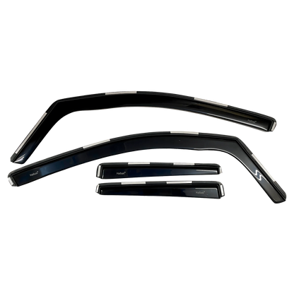 Nissan Qashqai MK2 2014-2021 5 Door Compact SUV 4PC HAIBAK® Tinted Wind Deflectors