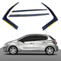 Haibak Wind Deflectors Set Compatible With Peugeot 208 HH 2012-2018 5 Door Hatchback 4PC Tinted in Channel Fitment