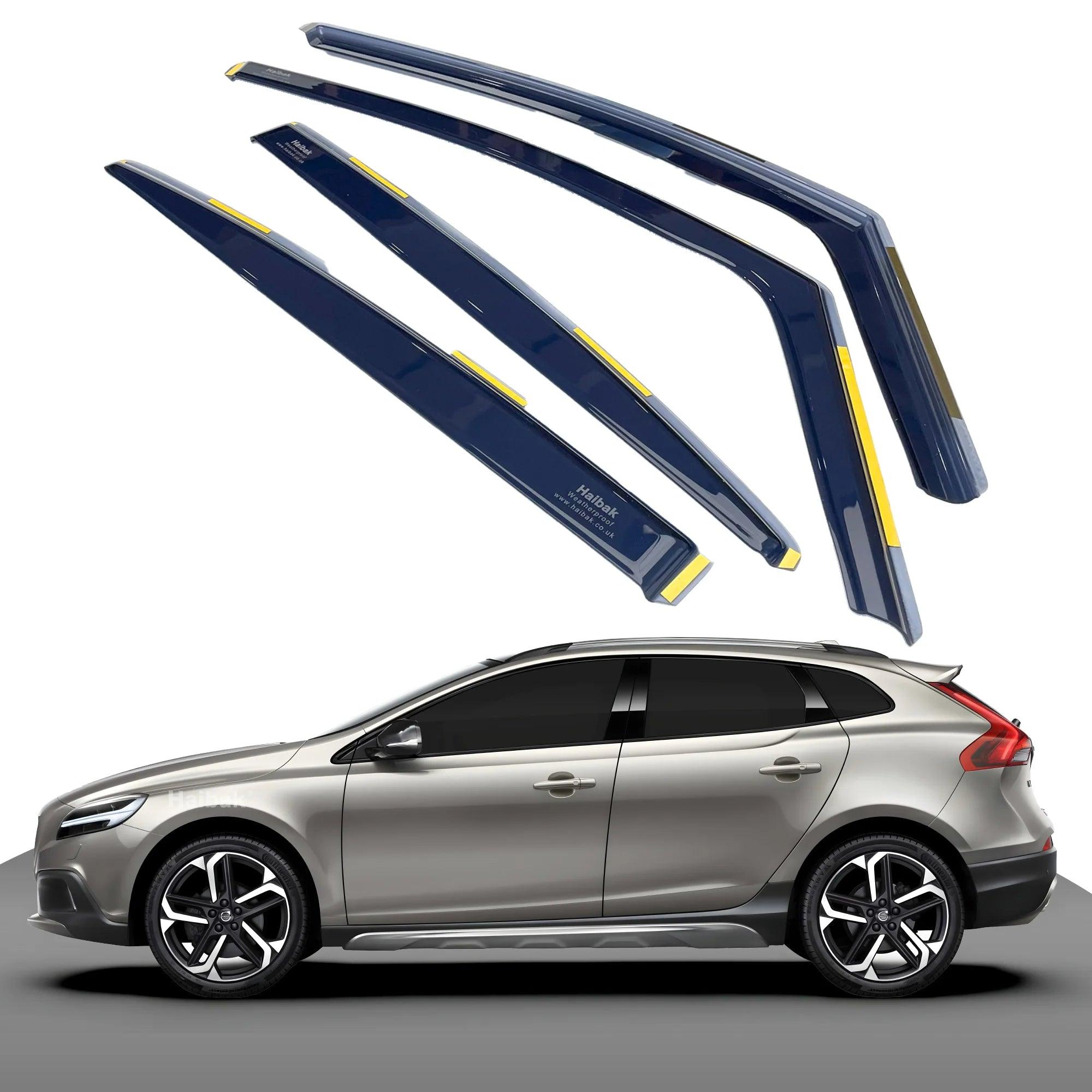 Volvo V40 MK2 2012-2019 5 Door Hatchback 4PC HAIBAK® Tinted Wind Deflectors