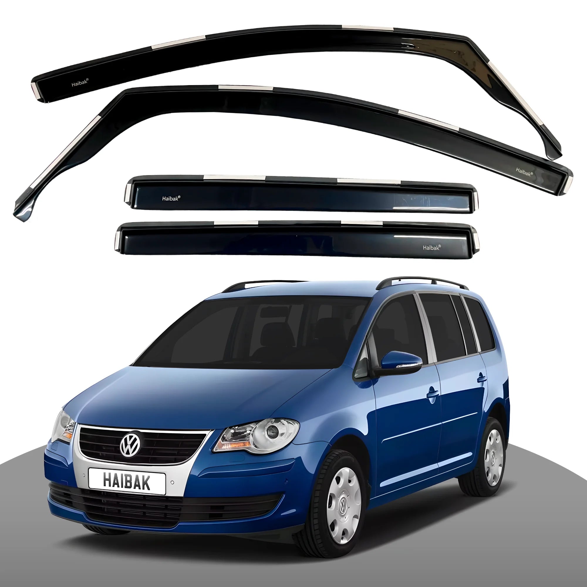 VW Touran MK1/MK2 2003-2015 5 Door MPV 4PC HAIBAK® Tinted Wind Deflectors