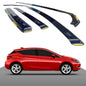 Haibak Wind Deflectors Set Compatible With Vauxhall Astra J MK6 2009-2016 5 Door Hatchback 4PC Tinted in Channel Fitment